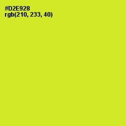 #D2E928 - Pear Color Image