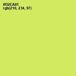 #D2EA61 - Yellow Green Color Image