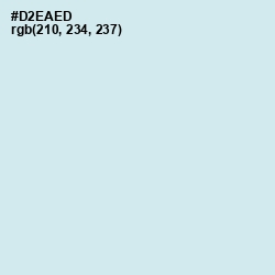 #D2EAED - Swans Down Color Image