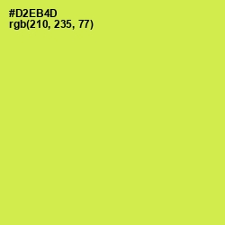 #D2EB4D - Wattle Color Image