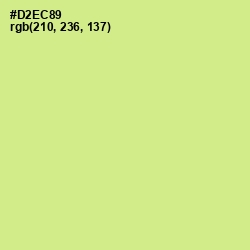 #D2EC89 - Mindaro Color Image