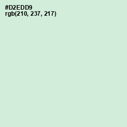 #D2EDD9 - Zanah Color Image