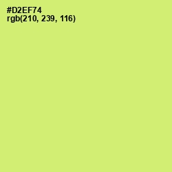 #D2EF74 - Sulu Color Image