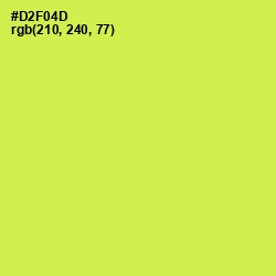 #D2F04D - Starship Color Image