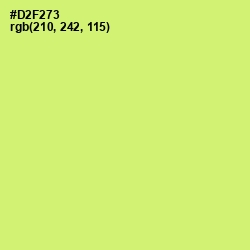 #D2F273 - Sulu Color Image