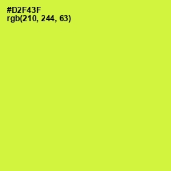#D2F43F - Pear Color Image