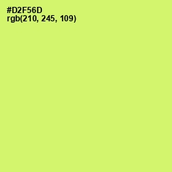 #D2F56D - Sulu Color Image