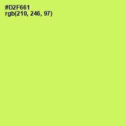 #D2F661 - Sulu Color Image