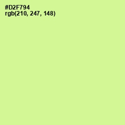 #D2F794 - Reef Color Image