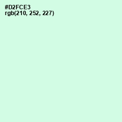 #D2FCE3 - Granny Apple Color Image