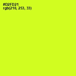 #D2FD21 - Pear Color Image