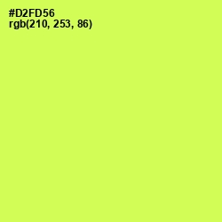 #D2FD56 - Starship Color Image