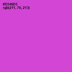 #D346D5 - Fuchsia Pink Color Image