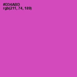 #D34ABD - Brilliant Rose Color Image