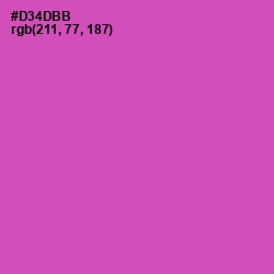 #D34DBB - Brilliant Rose Color Image