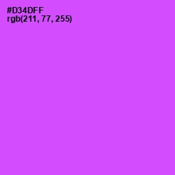 #D34DFF - Heliotrope Color Image