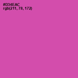 #D34EAC - Hopbush Color Image