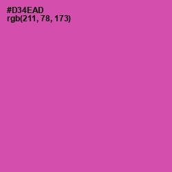 #D34EAD - Hopbush Color Image