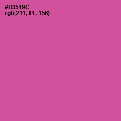 #D3519C - Mulberry Color Image