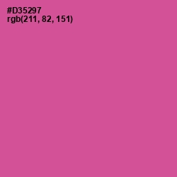 #D35297 - Mulberry Color Image