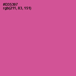 #D35397 - Mulberry Color Image