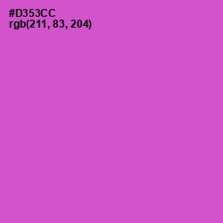 #D353CC - Fuchsia Pink Color Image