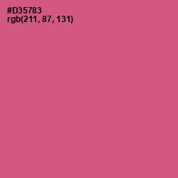 #D35783 - Mulberry Color Image