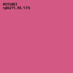 #D35883 - Mulberry Color Image