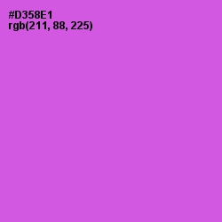 #D358E1 - Orchid Color Image