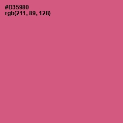 #D35980 - Mulberry Color Image