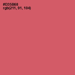 #D35B68 - Cabaret Color Image