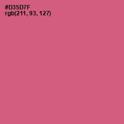 #D35D7F - Cranberry Color Image