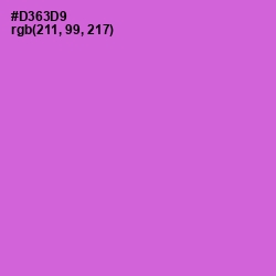 #D363D9 - Orchid Color Image