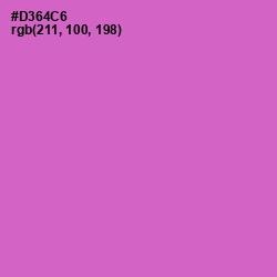 #D364C6 - Orchid Color Image