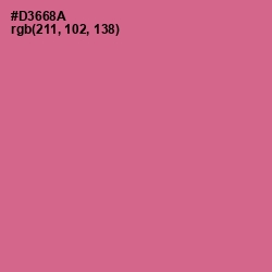 #D3668A - Charm Color Image