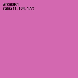 #D368B1 - Hopbush Color Image