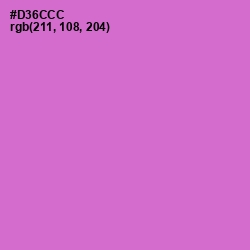 #D36CCC - Orchid Color Image