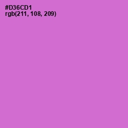 #D36CD1 - Orchid Color Image