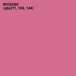 #D36D90 - Charm Color Image