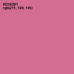 #D36D91 - Charm Color Image