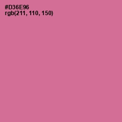 #D36E96 - Charm Color Image