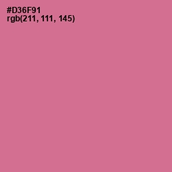 #D36F91 - Charm Color Image