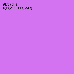 #D373F2 - Heliotrope Color Image