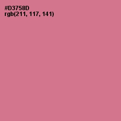 #D3758D - Charm Color Image