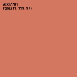 #D37761 - Japonica Color Image