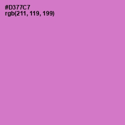 #D377C7 - Orchid Color Image