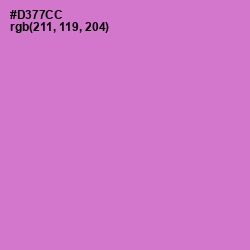 #D377CC - Orchid Color Image