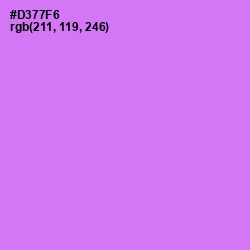 #D377F6 - Heliotrope Color Image