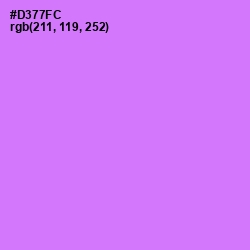 #D377FC - Heliotrope Color Image