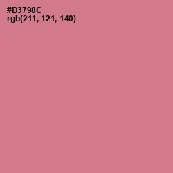 #D3798C - Charm Color Image